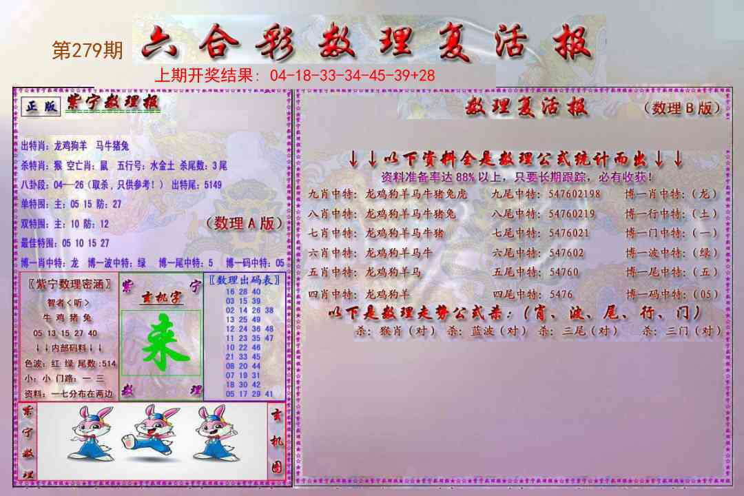 279期数理复活报[图]