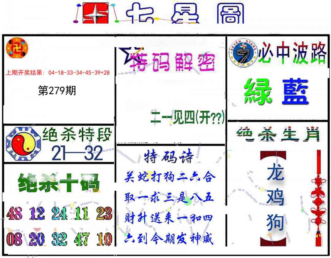 279期七星图B[图]