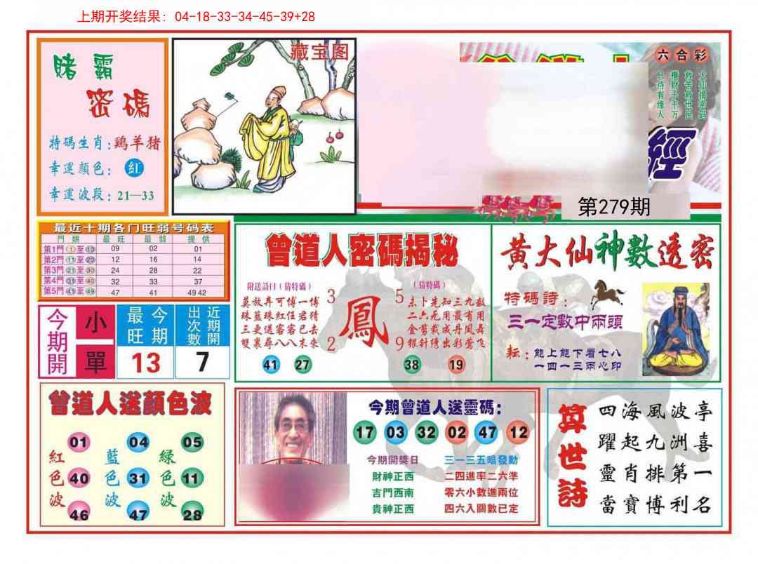 279期赢钱一经[图]