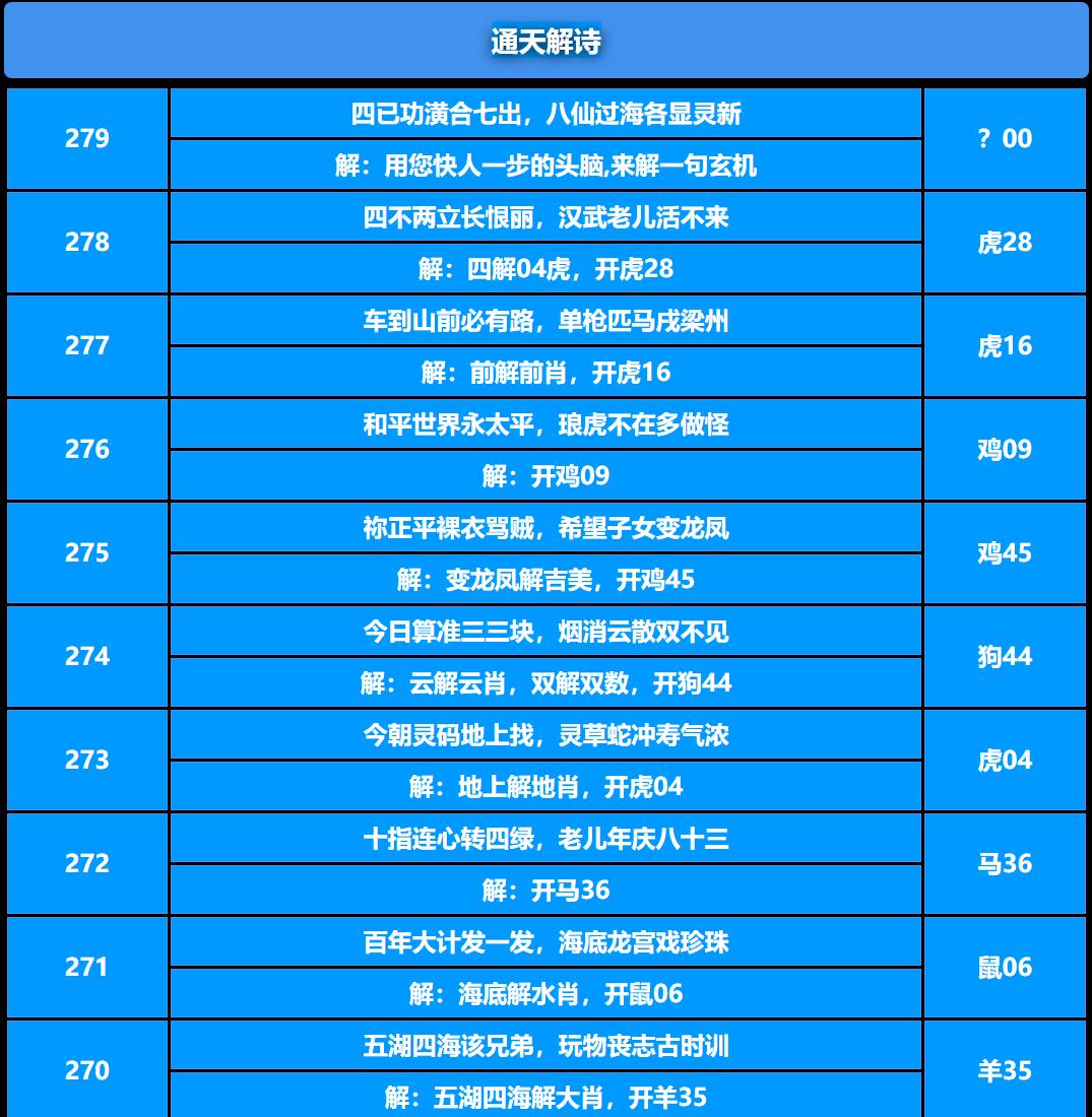279期通天解诗[图]