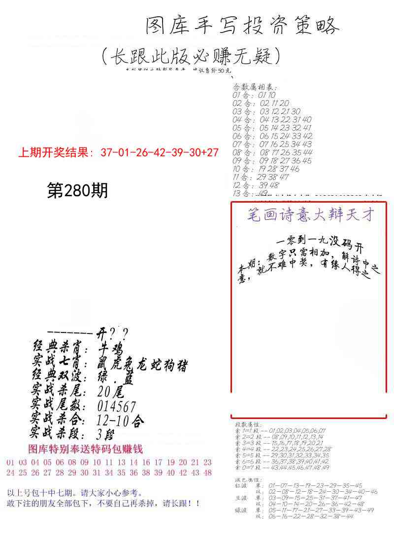 280期手写投资策略[图]