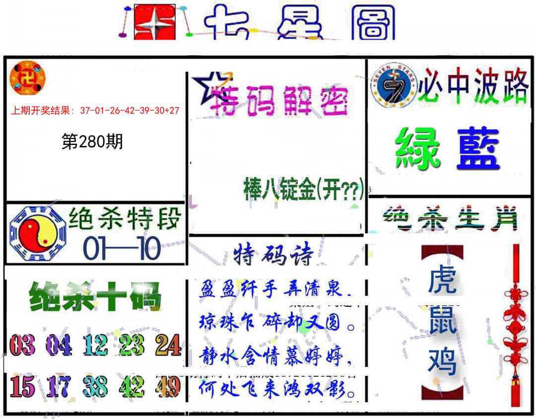 280期七星图B[图]