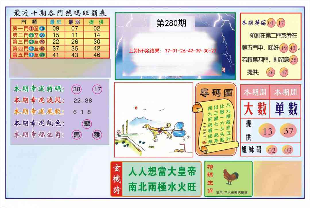 280期逢赌必羸[图]