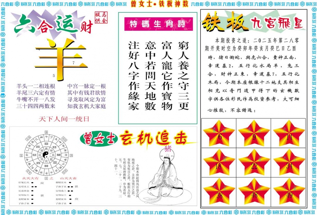 280期曾女士铁板神数B[图]