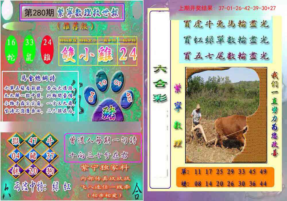 280期数理救世报[图]