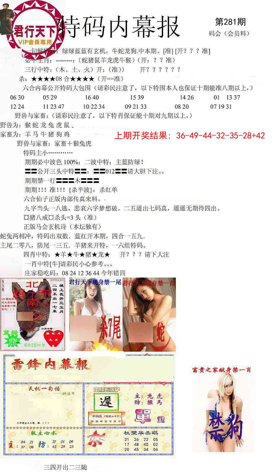 281期特码内幕报[图]