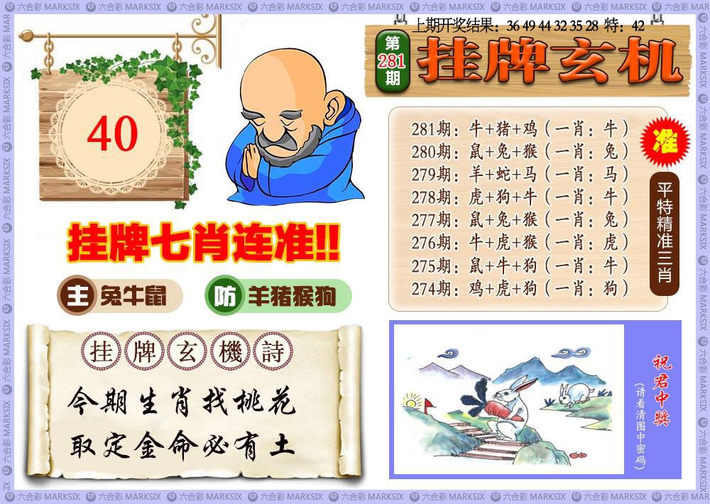 281期挂牌玄机[图]