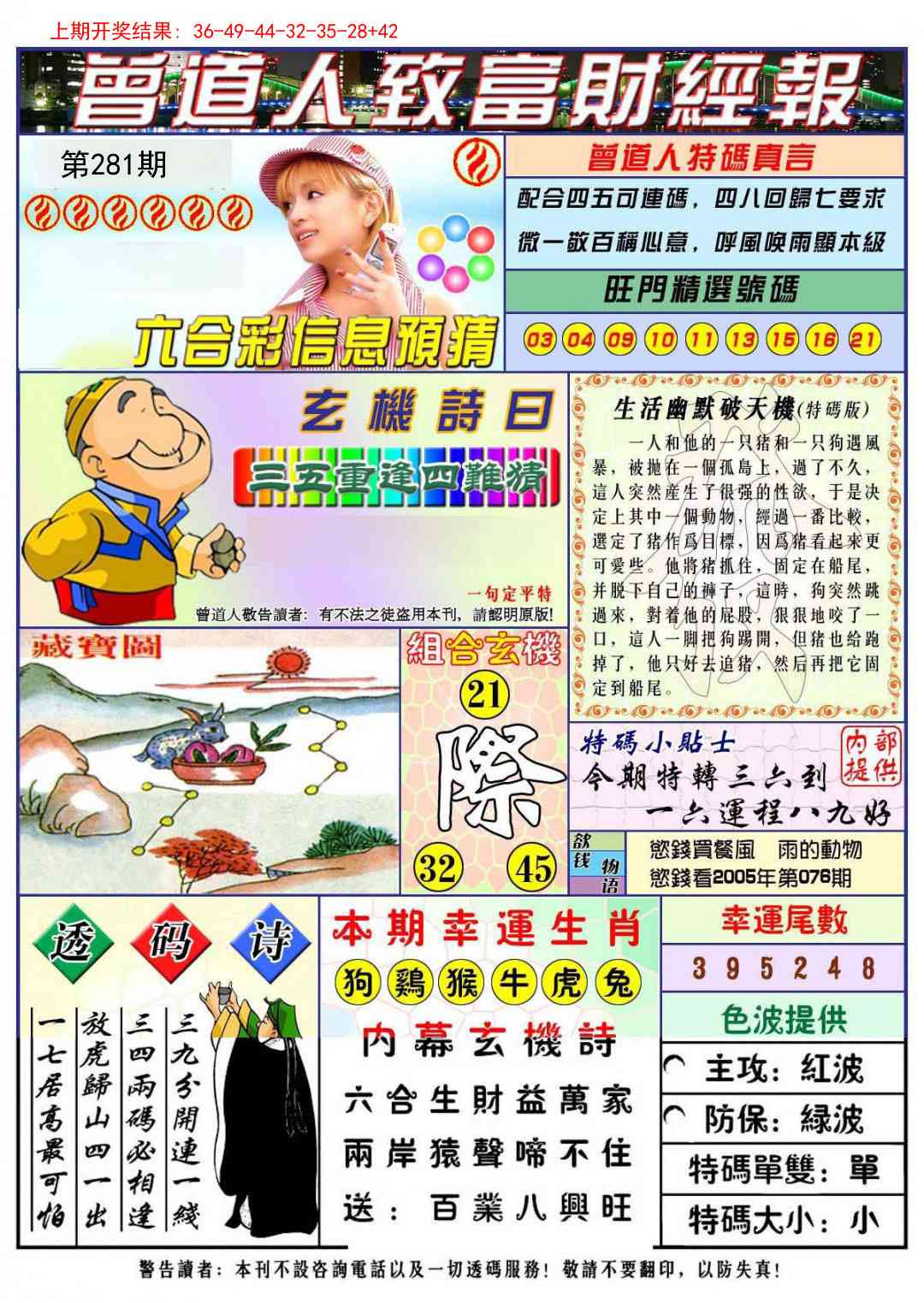 281期曾道人致福财经[图]