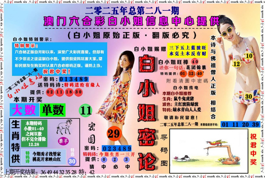 281期白小姐密论[图]