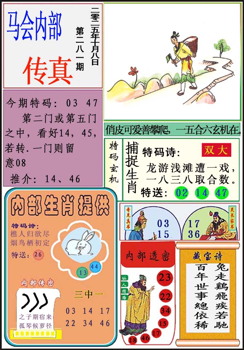 281期马会内部传真[图]