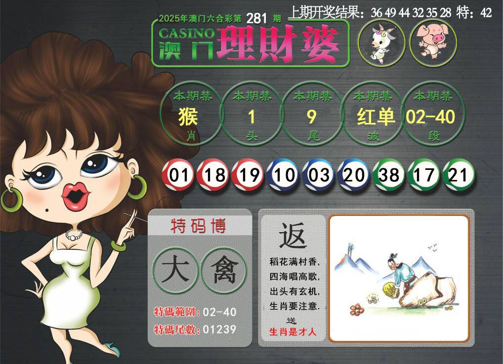 281期澳门理财婆[图]