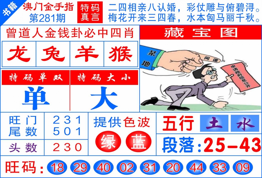 281期澳门金手指[图]