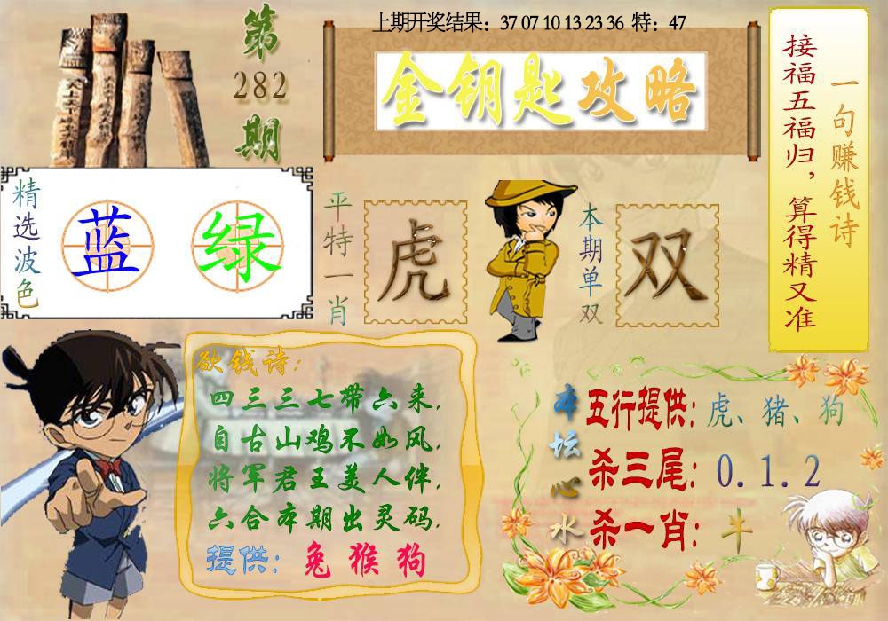 282期《金钥匙攻略》[图]