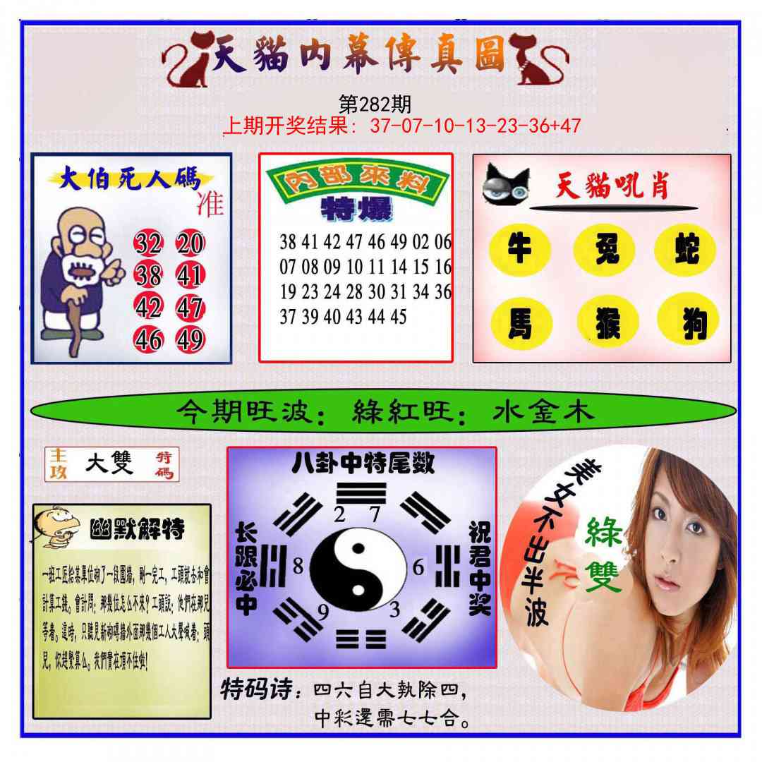 282期内幕传真图[图]