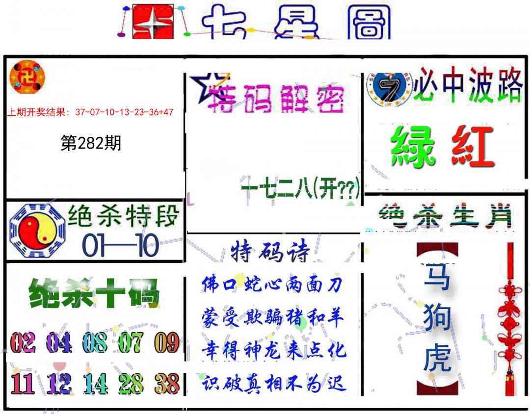 282期七星图B[图]