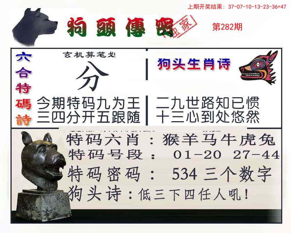 282期狗头传密[图]