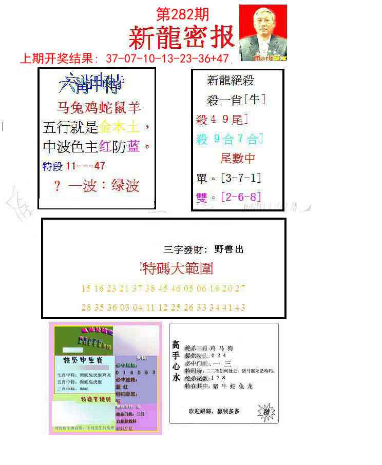 282期新龙密报[图]