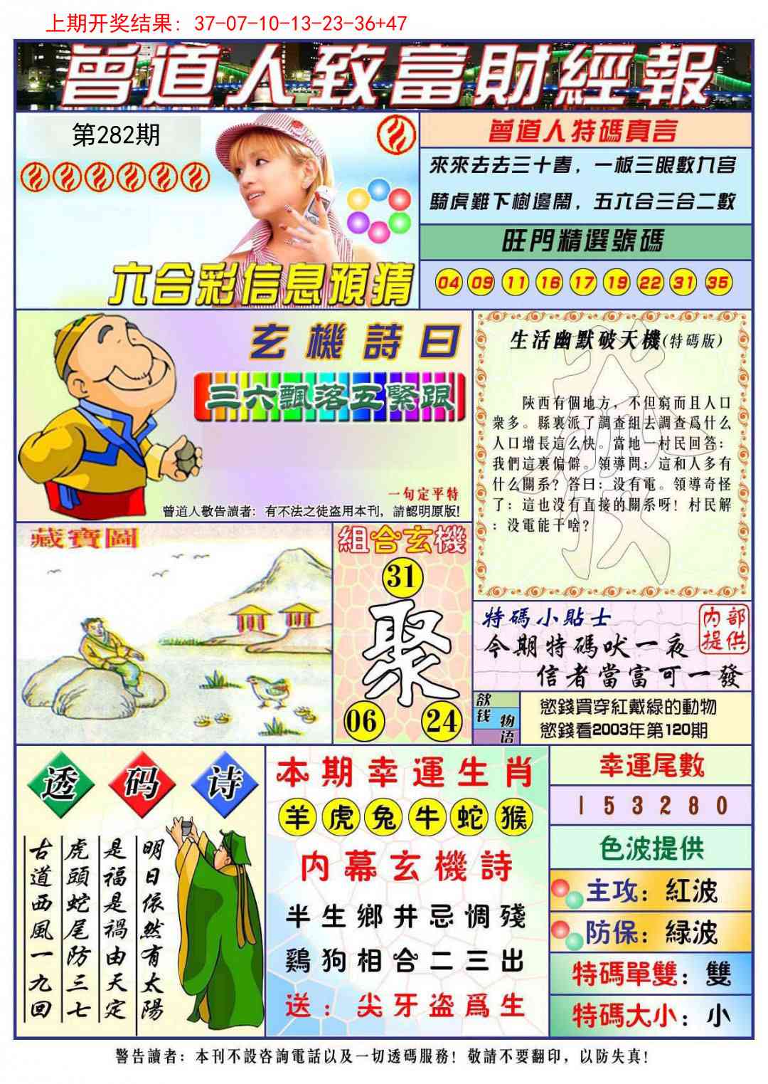 282期曾道人致福财经[图]