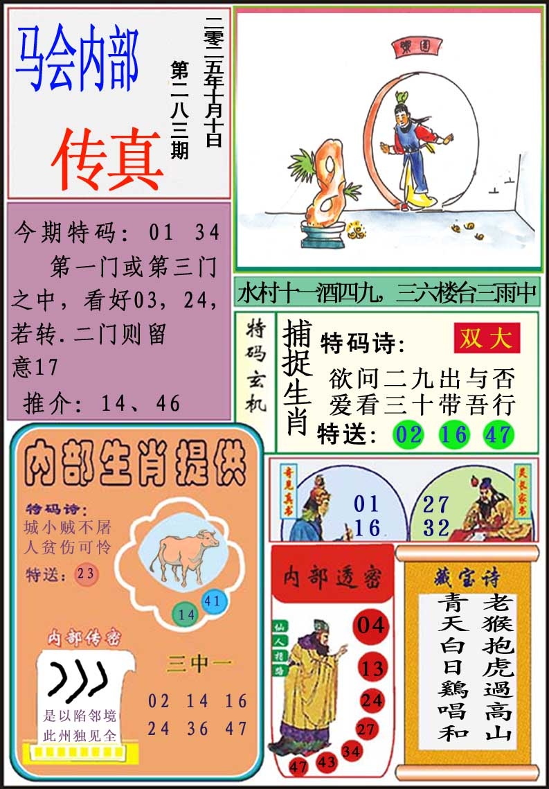 283期马会内部传真[图]