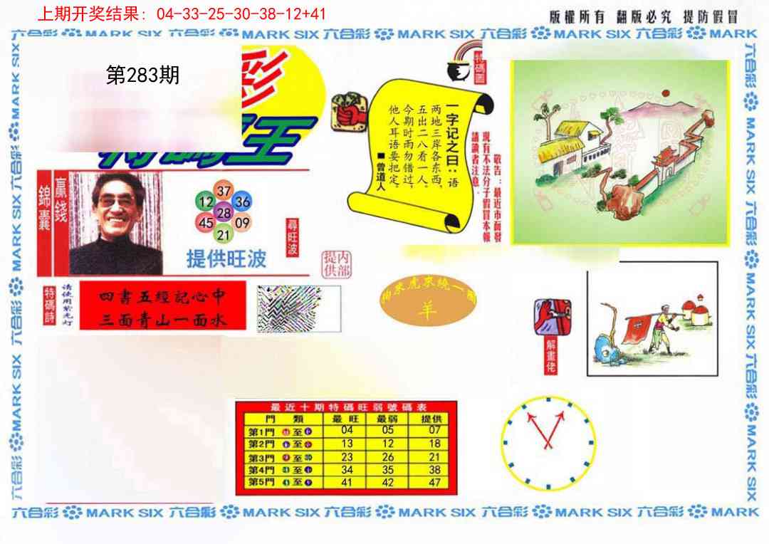 283期特码王(信封)[图]