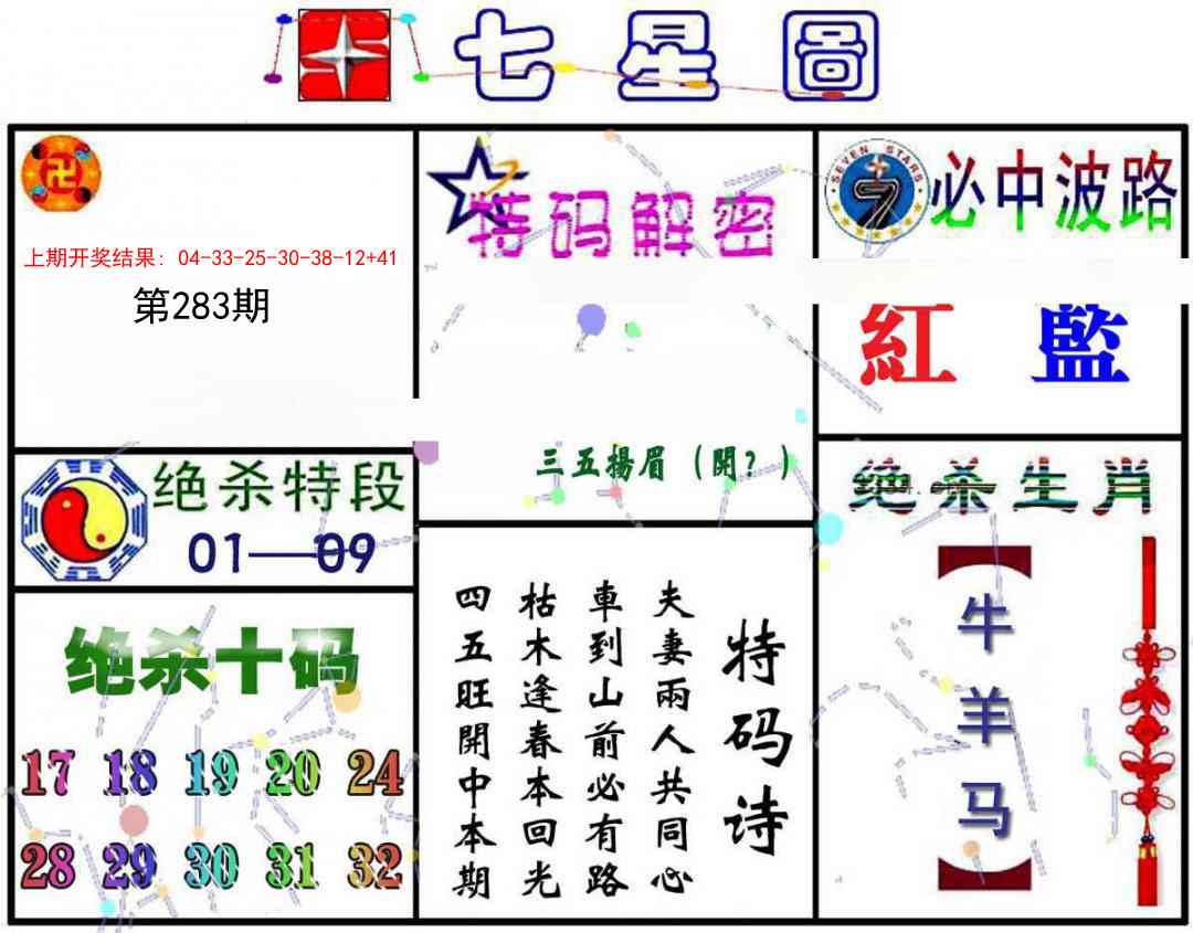 283期七星图A[图]