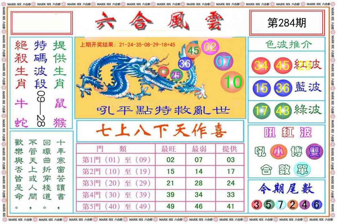 284期六合风云[图]