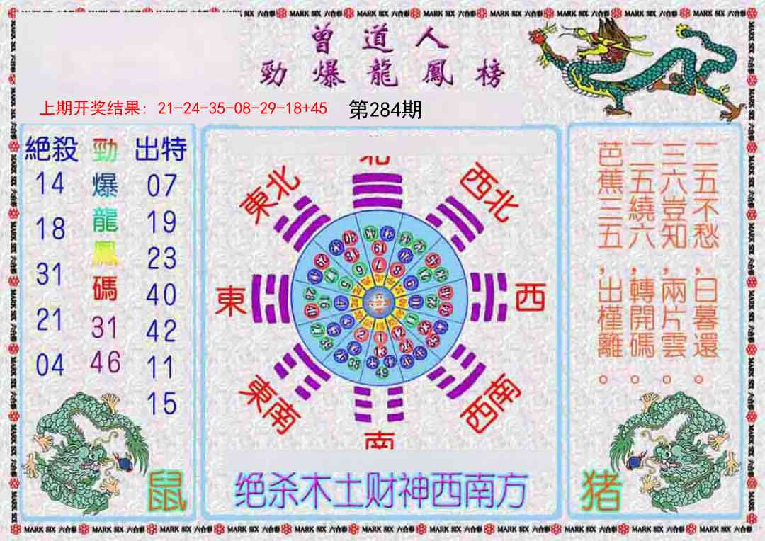 284期曾道人劲爆龙凤榜[图]
