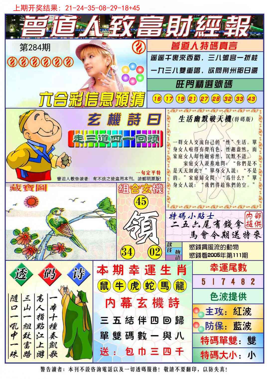 284期曾道人致福财经[图]