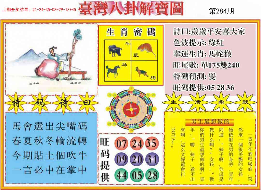 284期台湾八卦解宝图[图]