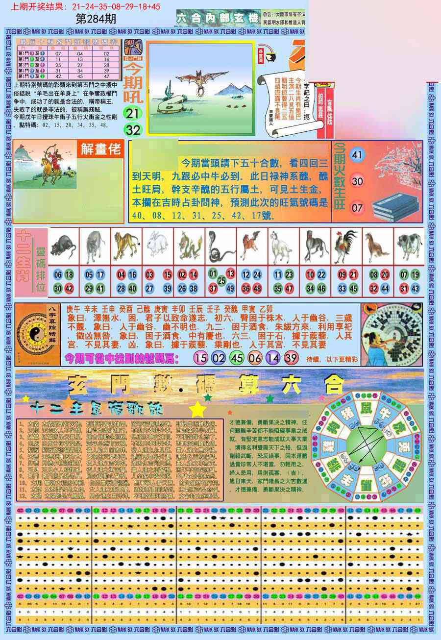 284期(新版)内部玄机A[图]
