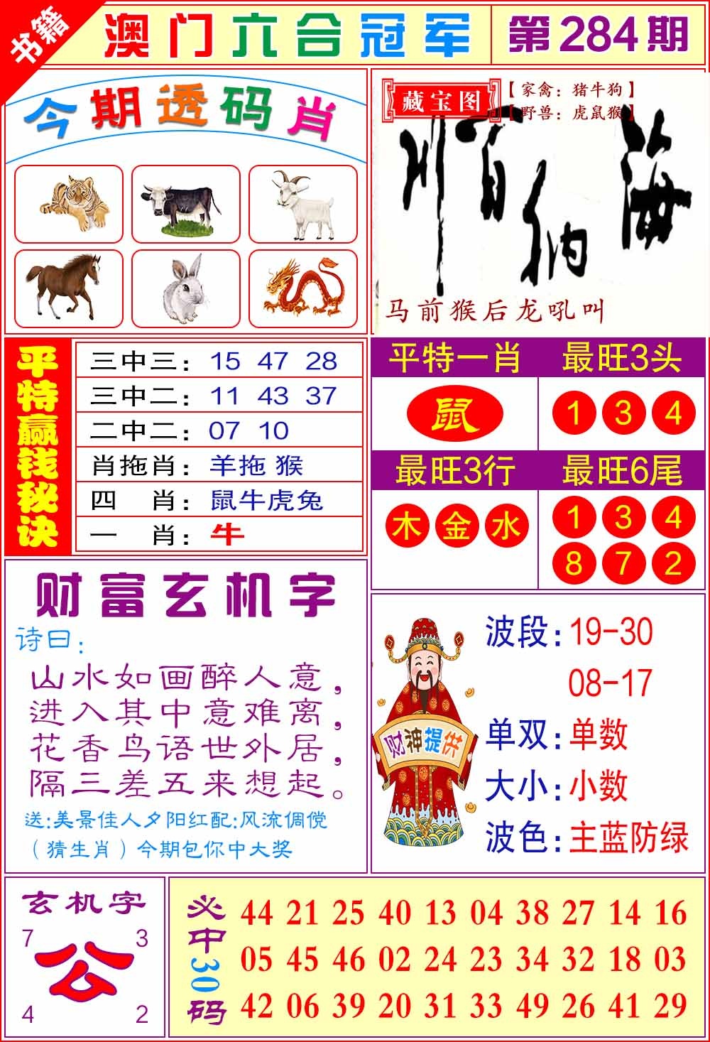 284期澳门六合冠军[图]