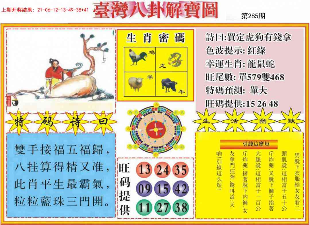 285期台湾八卦解宝图[图]