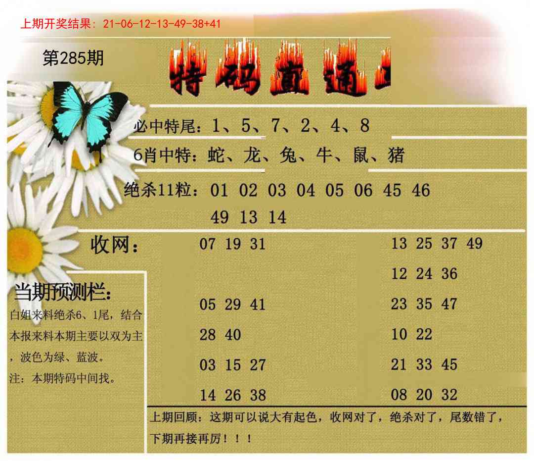 285期特码直通车[图]