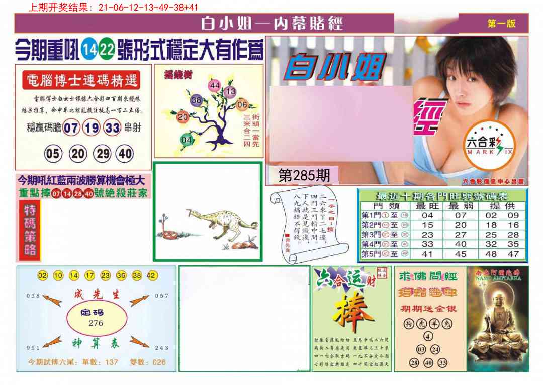 285期内幕赌经[图]