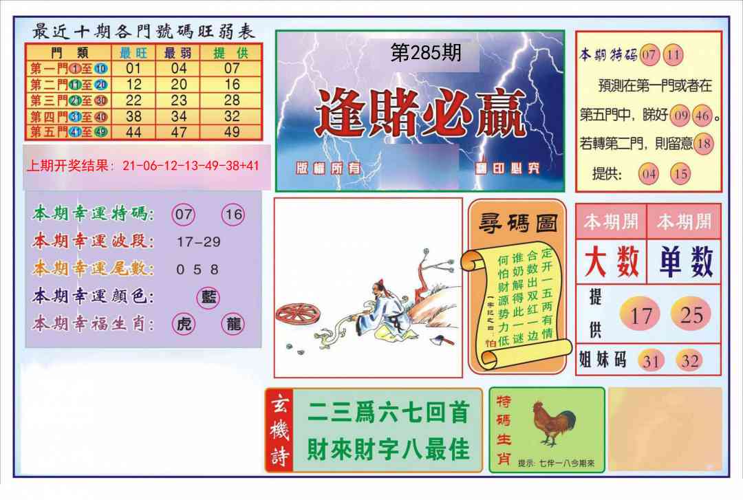 285期逢赌必羸[图]