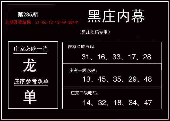 285期黑庄内幕[图]