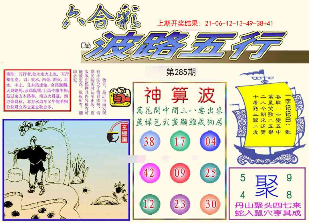 285期波路五行[图]
