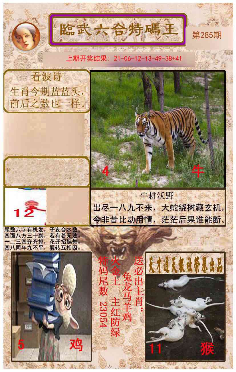 285期临武六合特码王[图]
