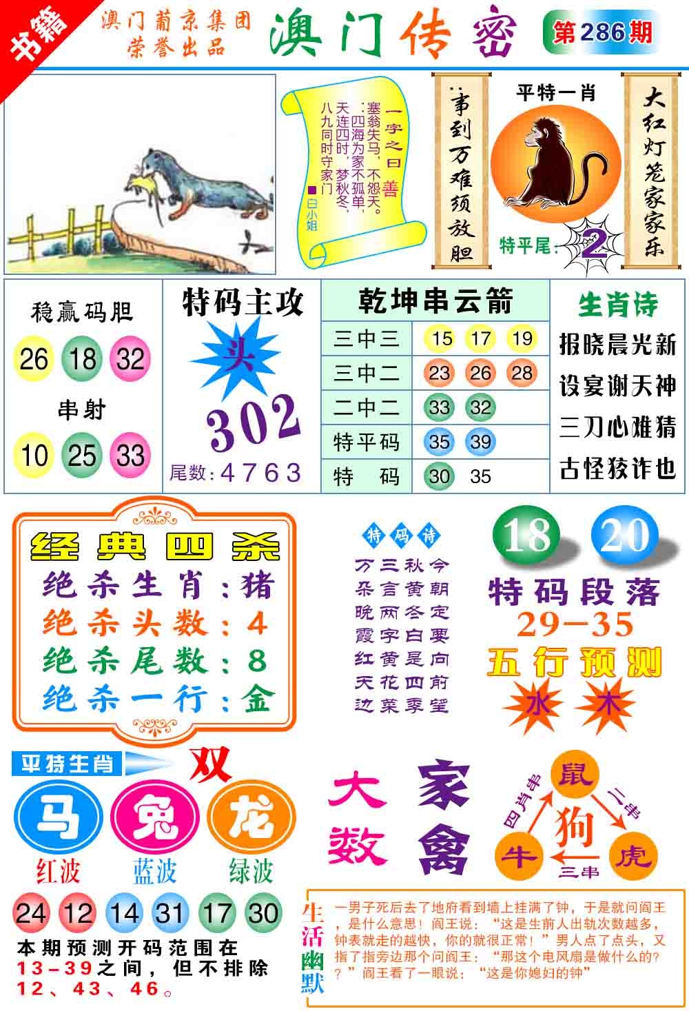 286期澳门传密心水[图]