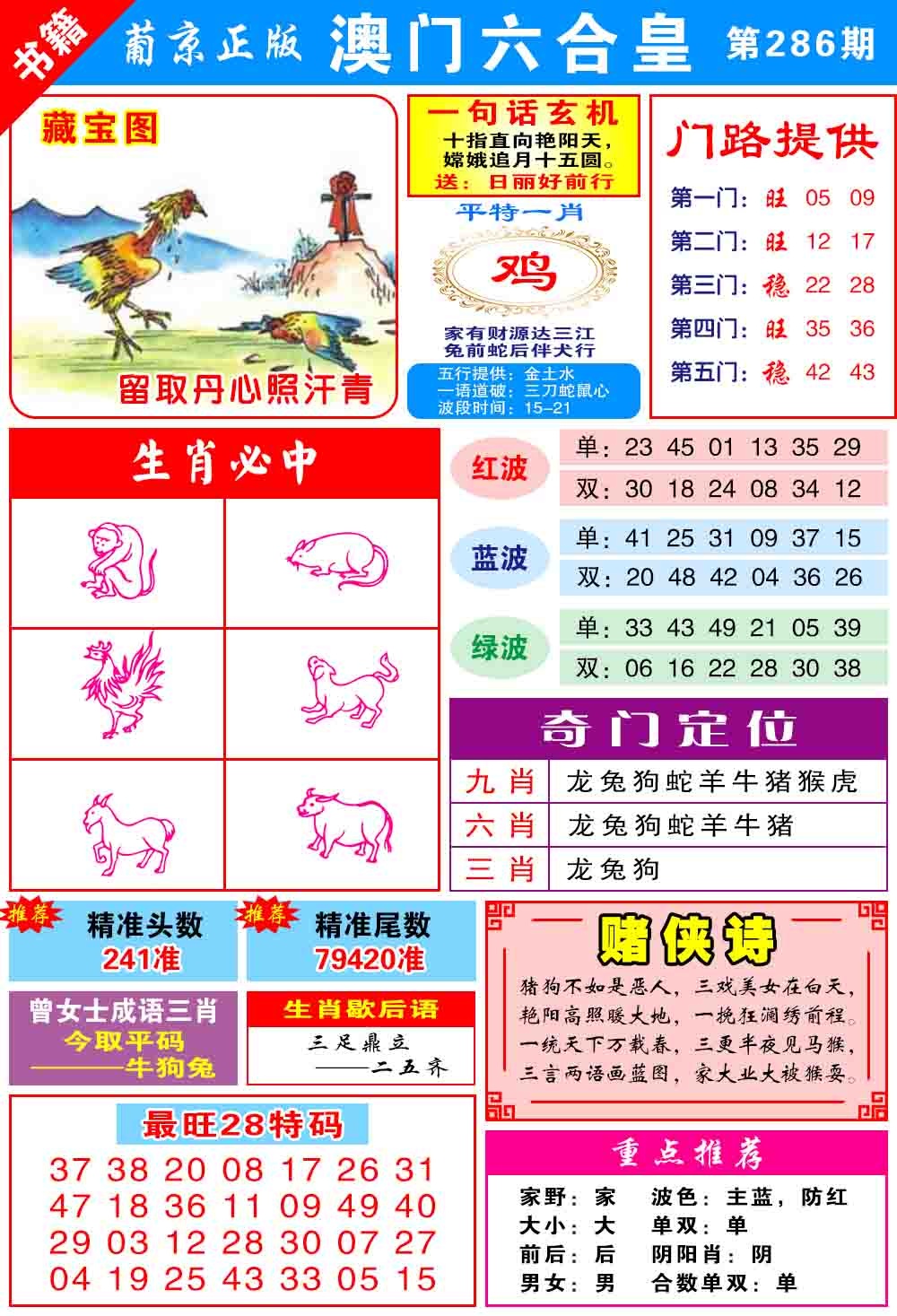 286期澳门六合皇心水[图]