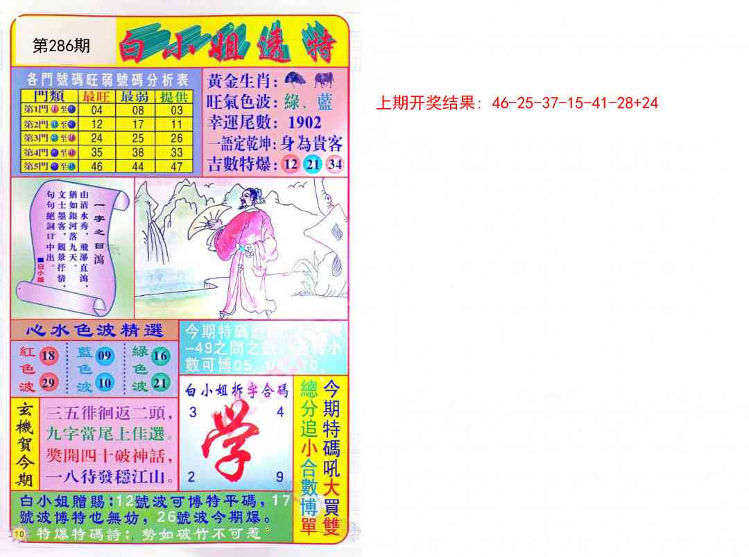 286期白小姐透特[图]