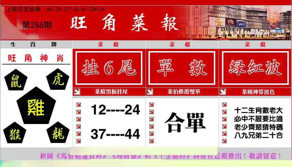 286期旺角菜报[图]