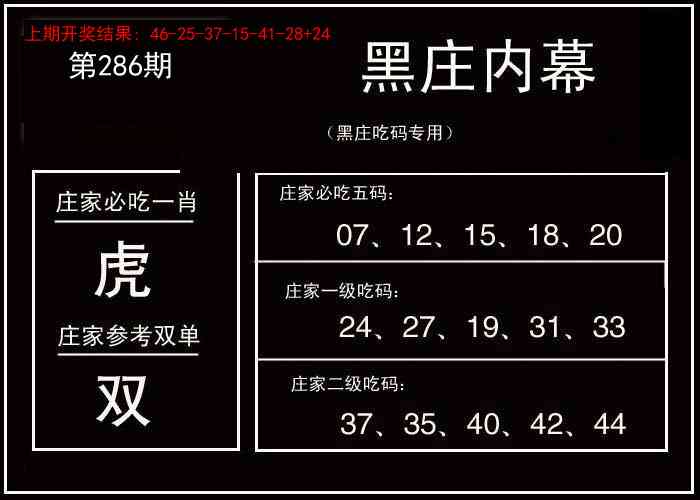 286期黑庄内幕[图]