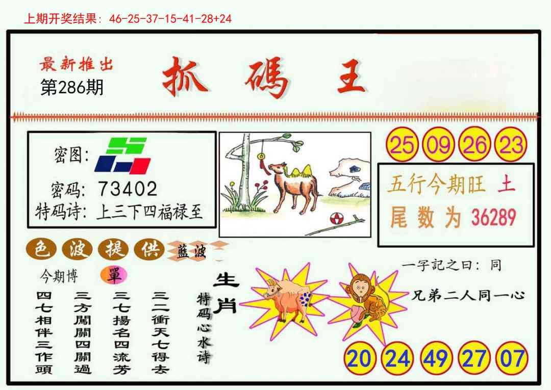 286期抓码王[图]