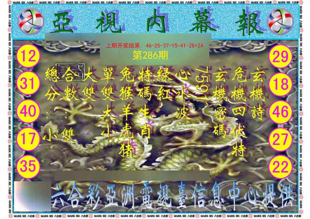 286期亚视内幕报[图]