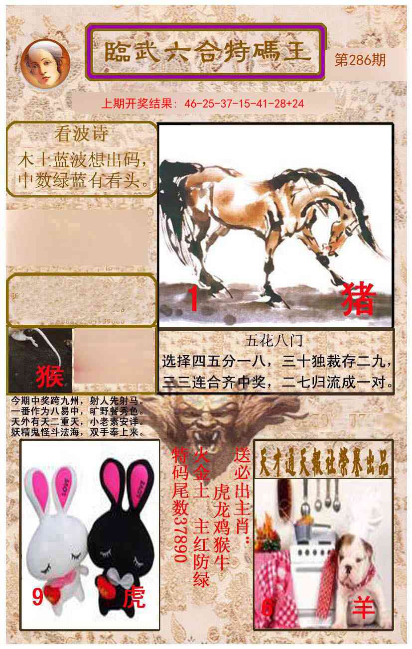 286期临武六合特码王[图]