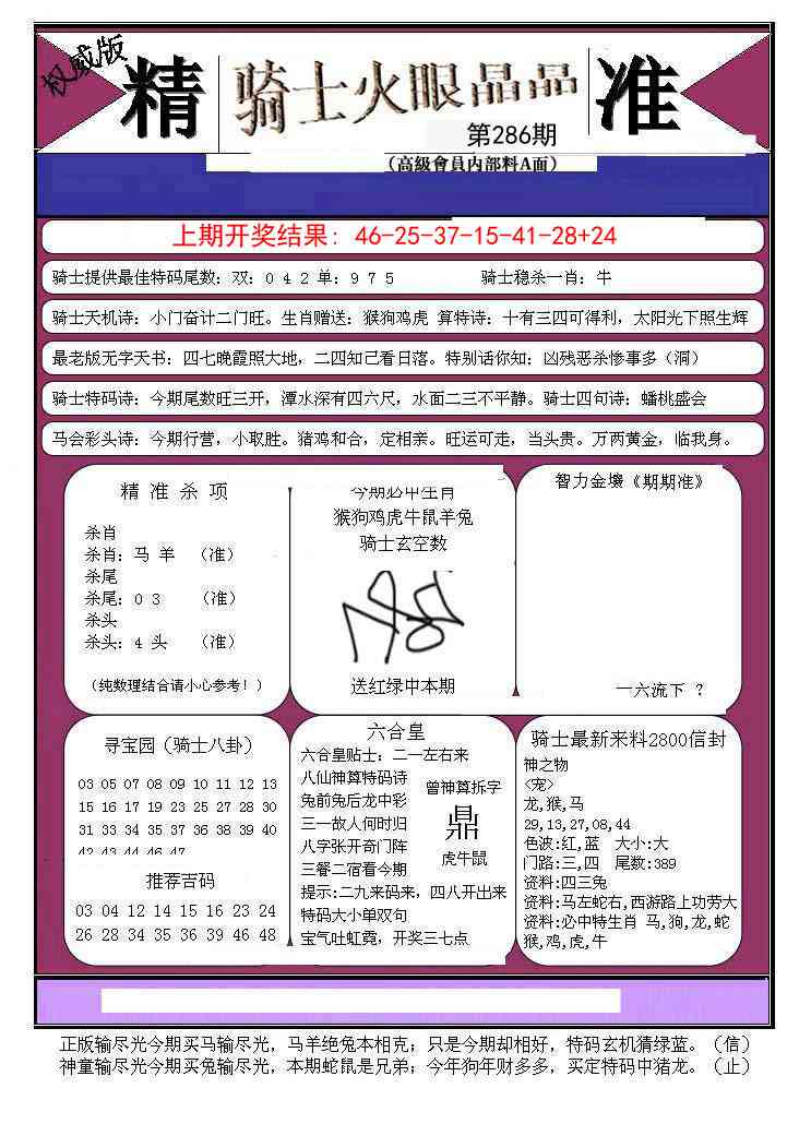 286期骑士火眼晶晶B[图]