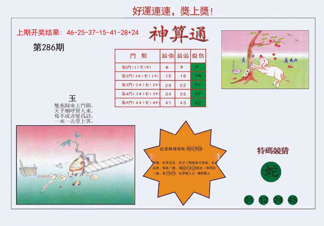 286期4-台湾神算[图]
