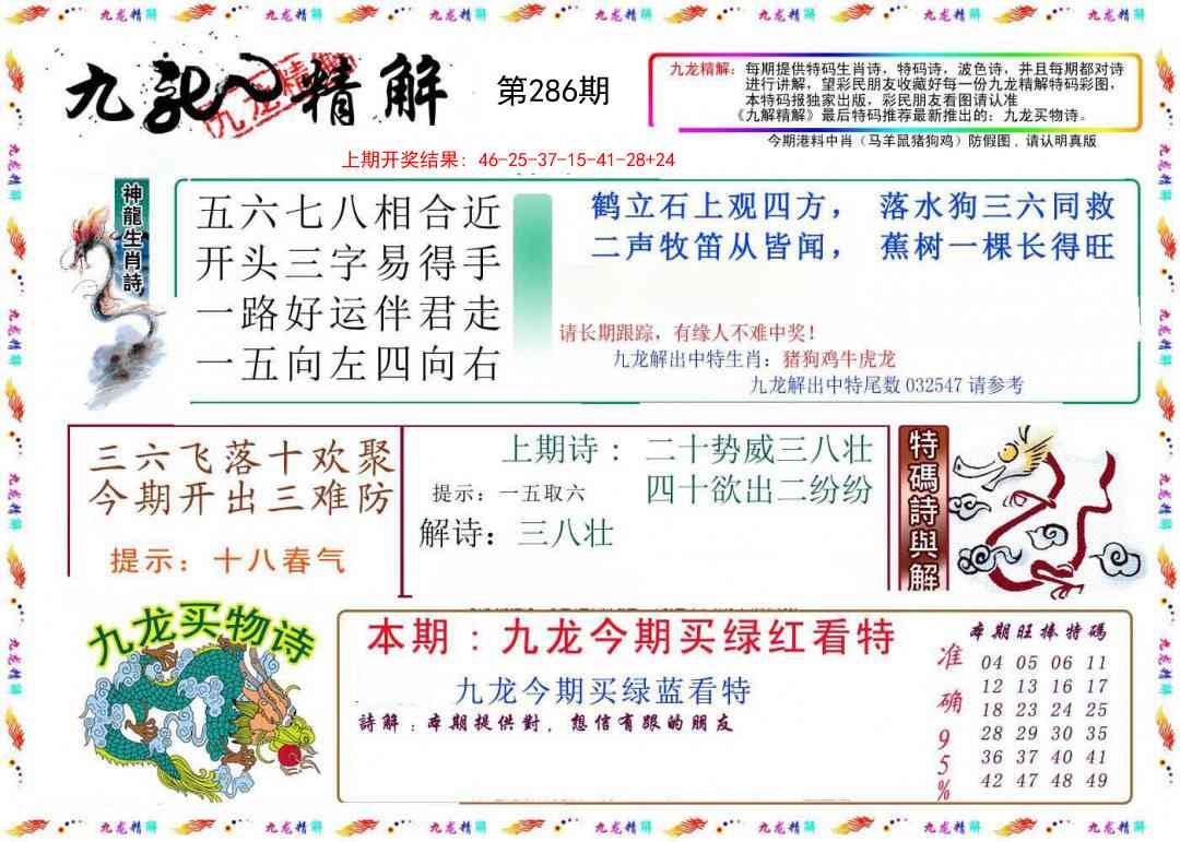 286期九龙精解[图]