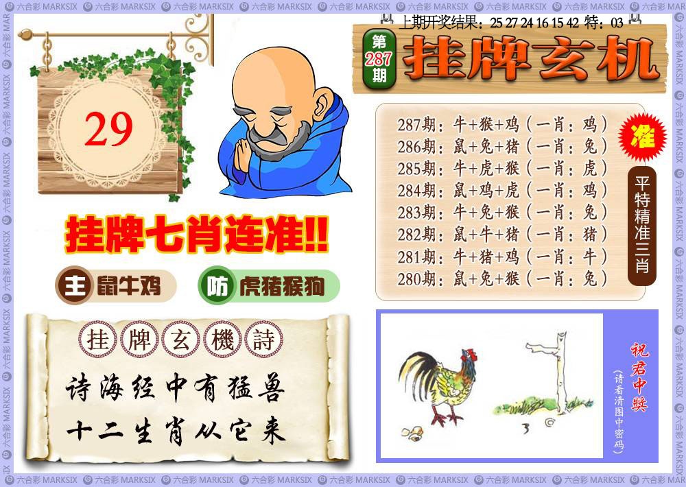 287期挂牌玄机[图]